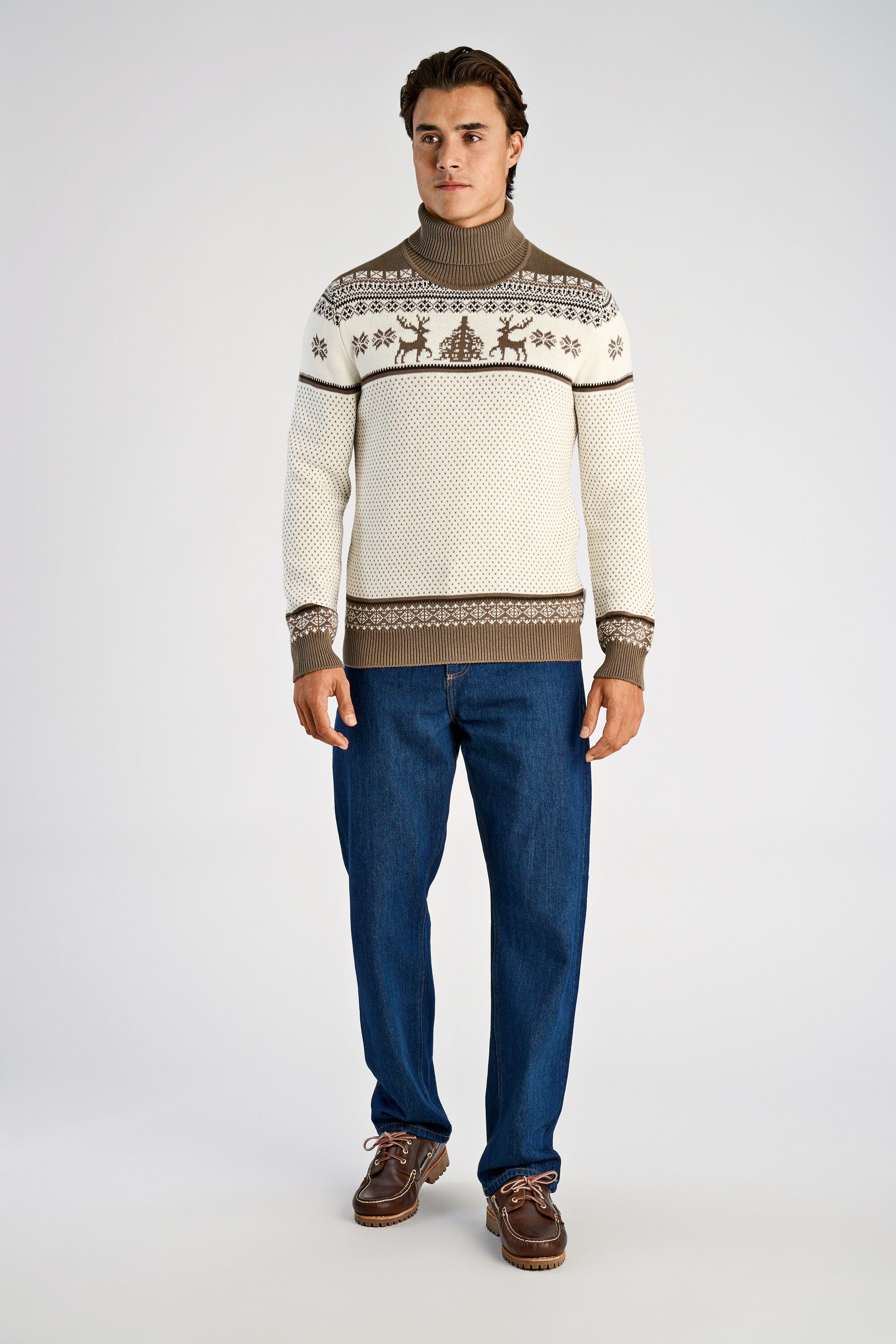 Jacquard holiday knit