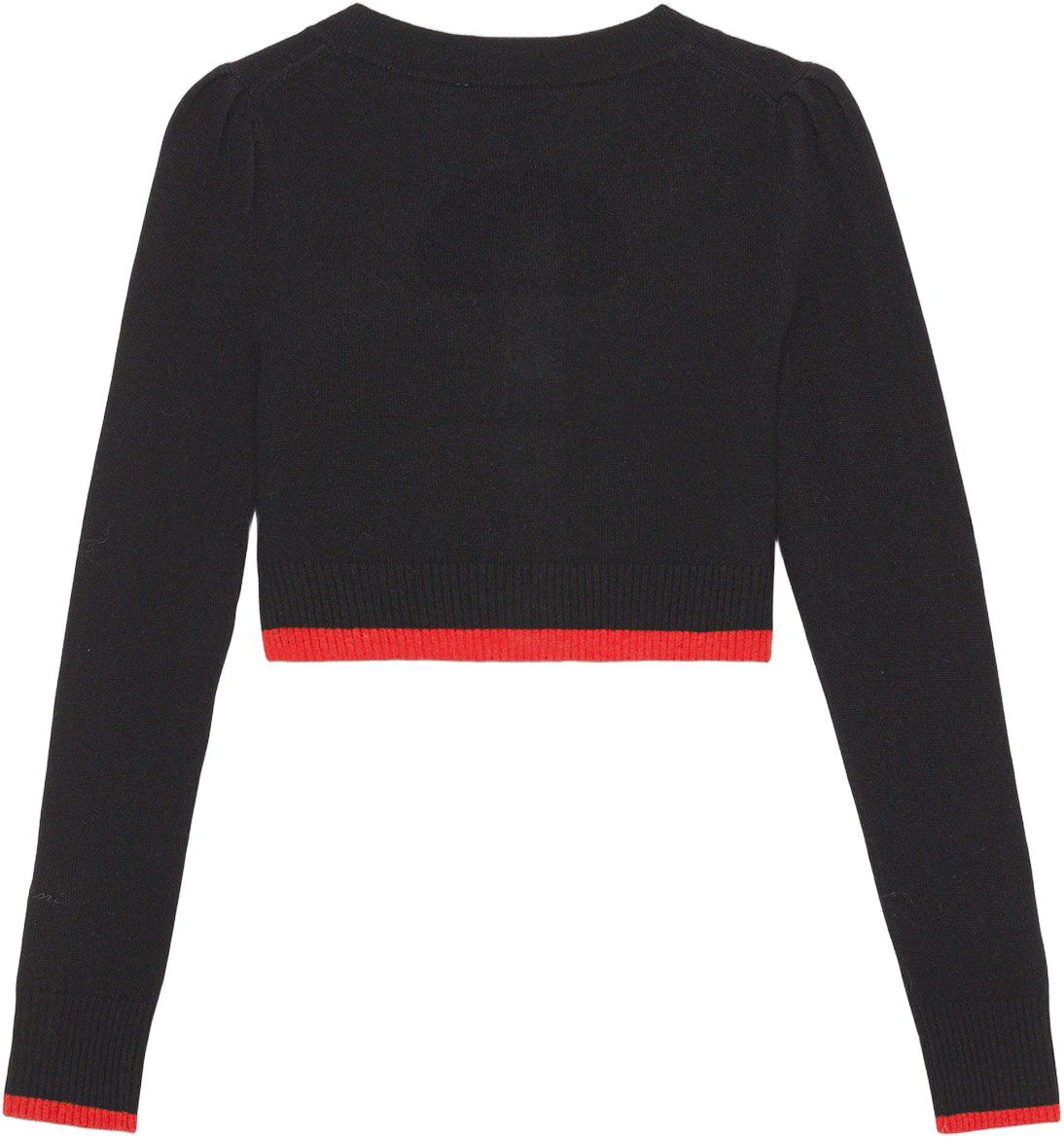 Cropped O-neck Cardigan