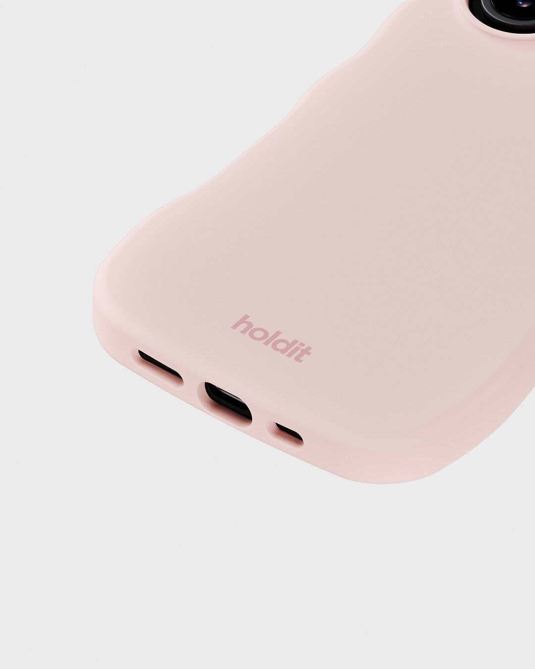 Wavy Case Silicone MagSafe Cpt. IPH 16 Ballerina Pink
