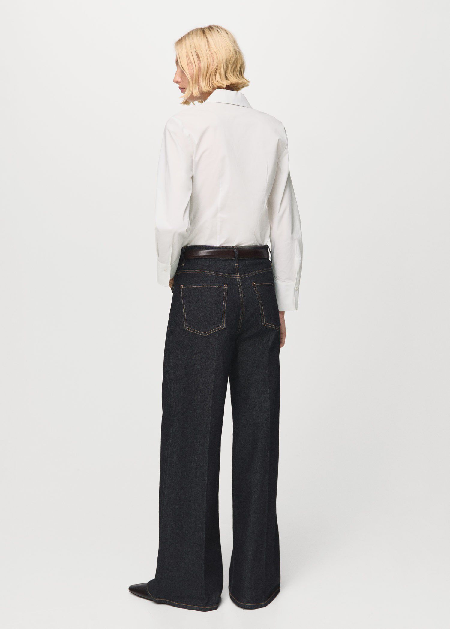 Slim-fit poplin shirt