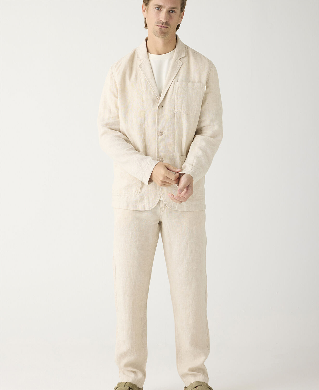 CHUCK regular linen pants - GOTS/Vegan