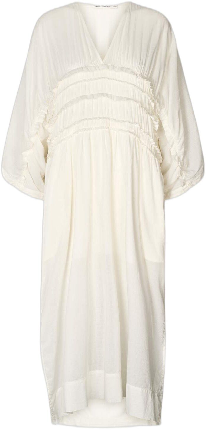 Voile frill gathered dress - Ina