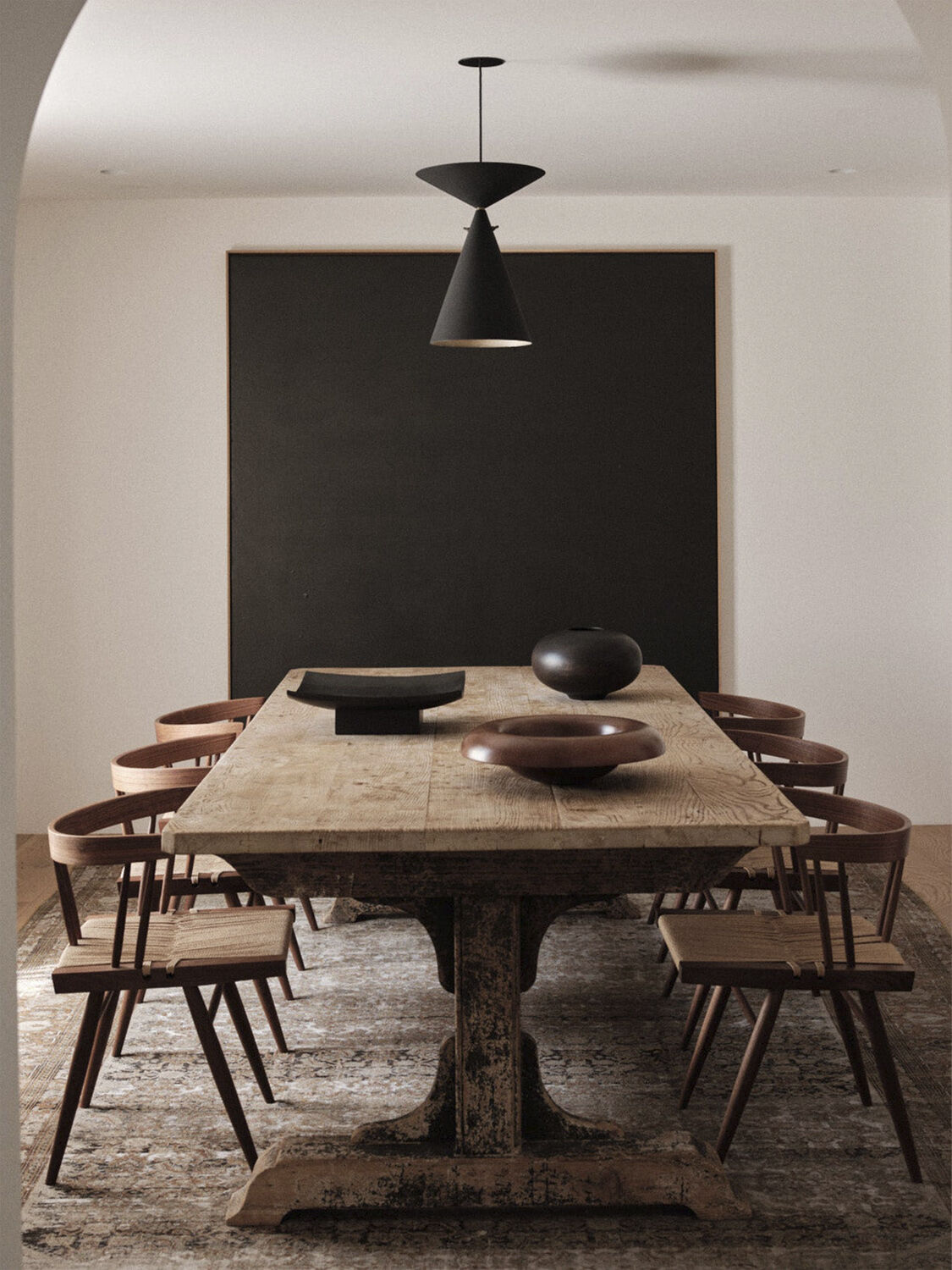 Rond Bowl, H12,5, Wood