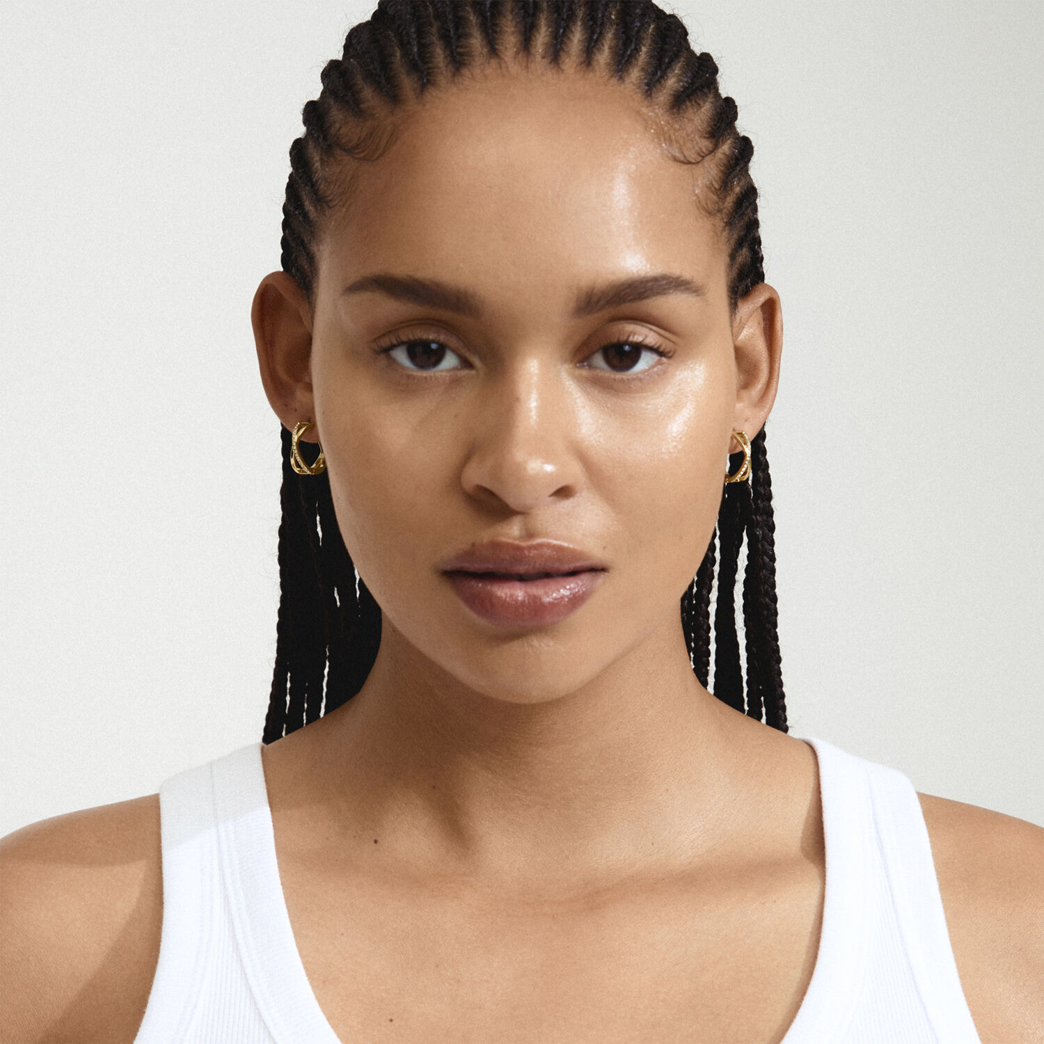 KIRA earrings gold-plated