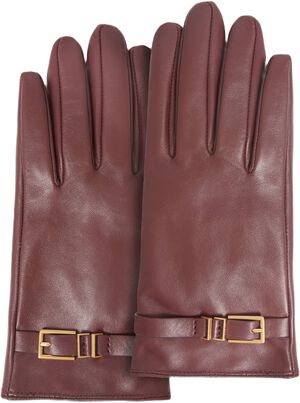 JILLLA Buckle Detail Leather Gloves