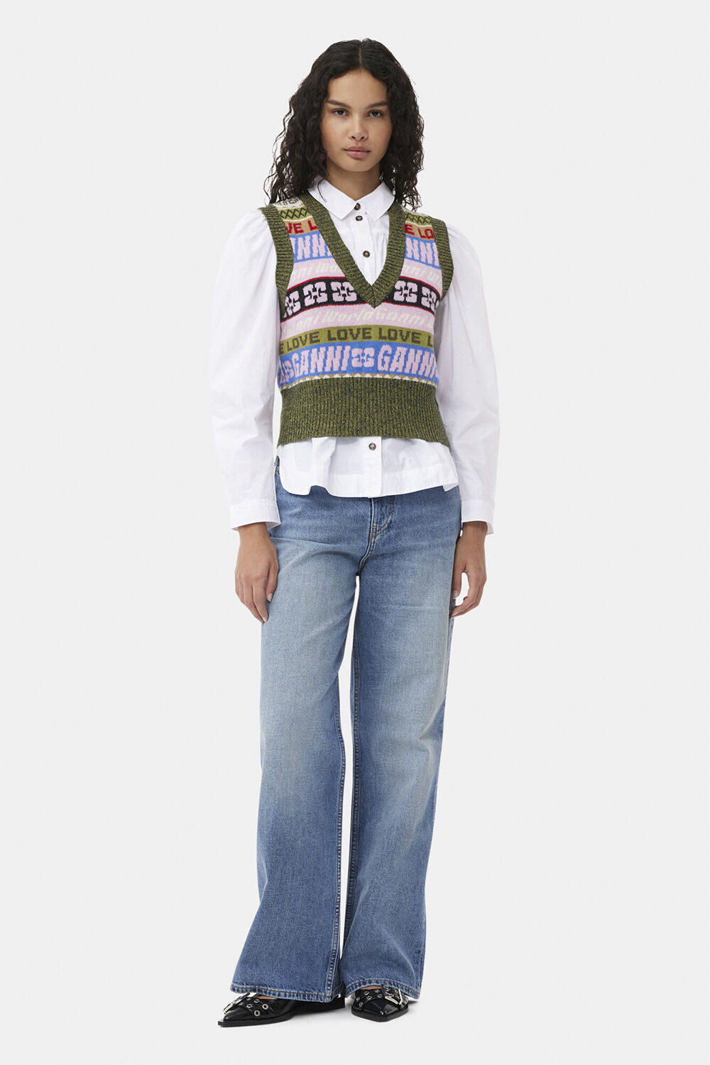 Feminine Buckle Ballerina Naplack