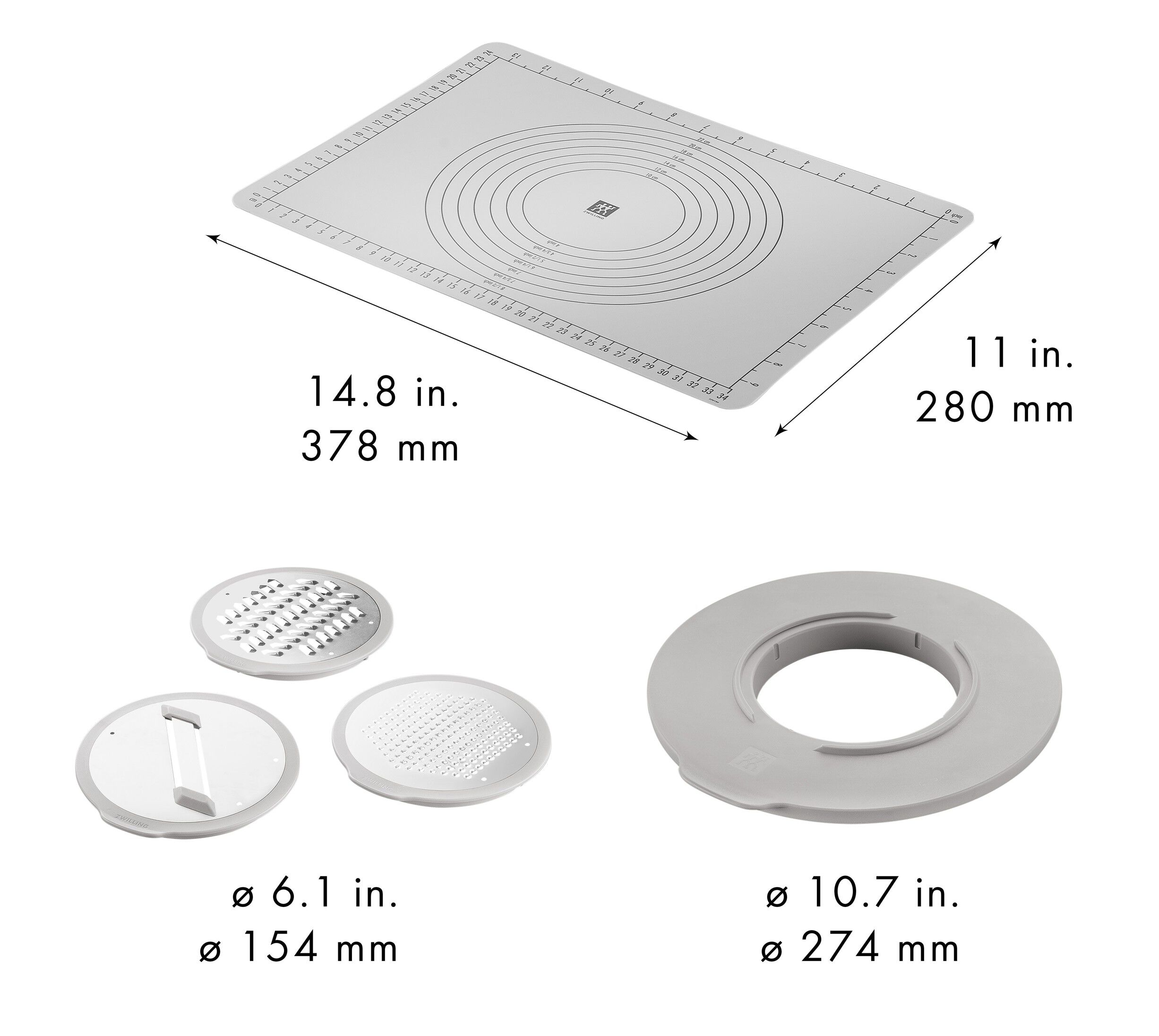 Fresh & Save BOWLS Tillbeh&ouml;rsset, S/M/L / 5-st