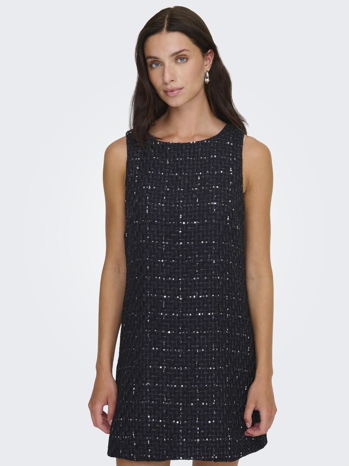 ONLICY S/L BOUCLE SEQUIN DRESS TLR