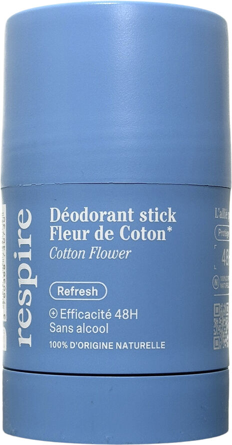 Déodorant Stick Fleur de Coton - Efficacité 48H