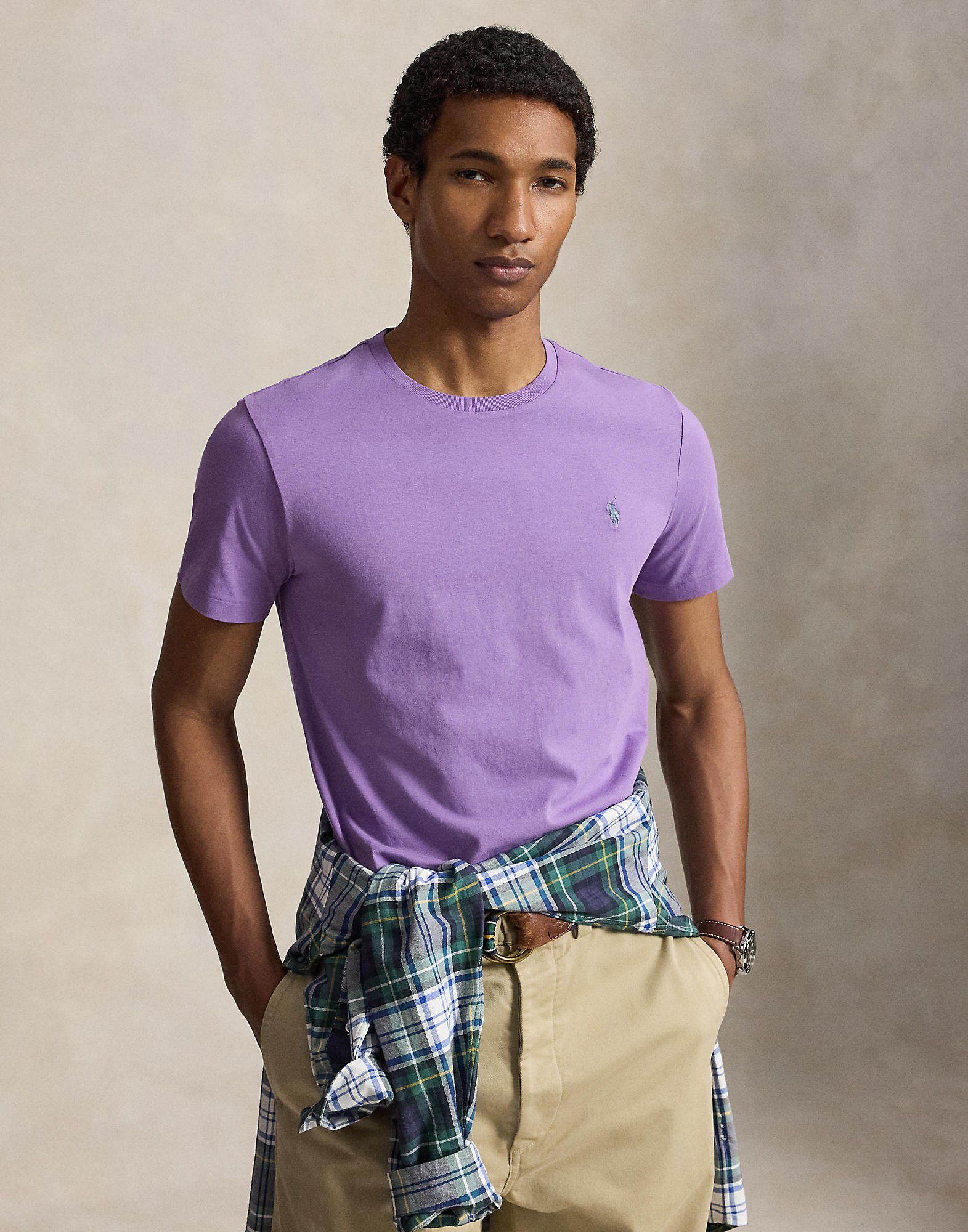 Custom Slim Fit Jersey Crewneck T-Shirt