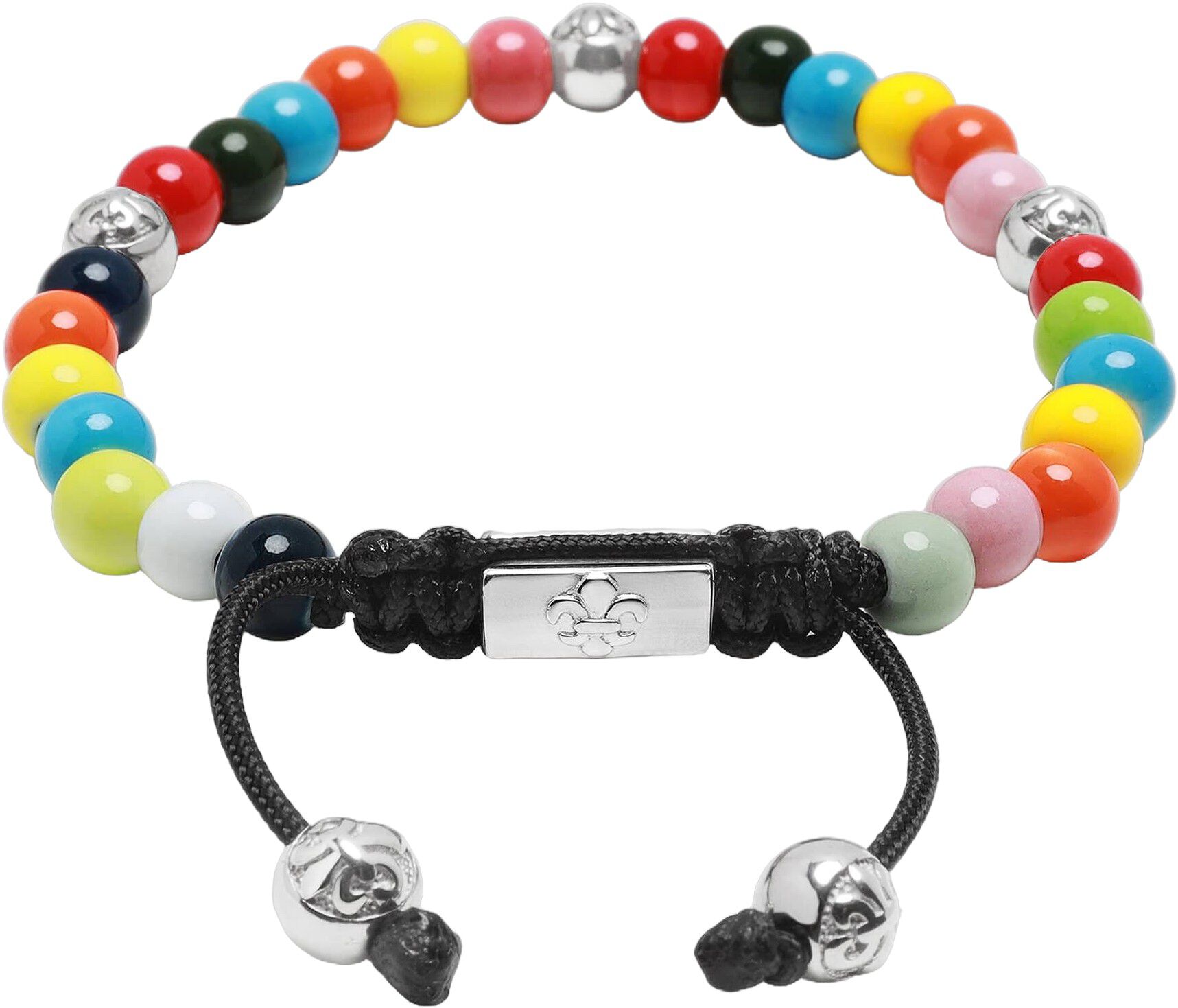 Multicolor Ceramic Beaded Bracelet
