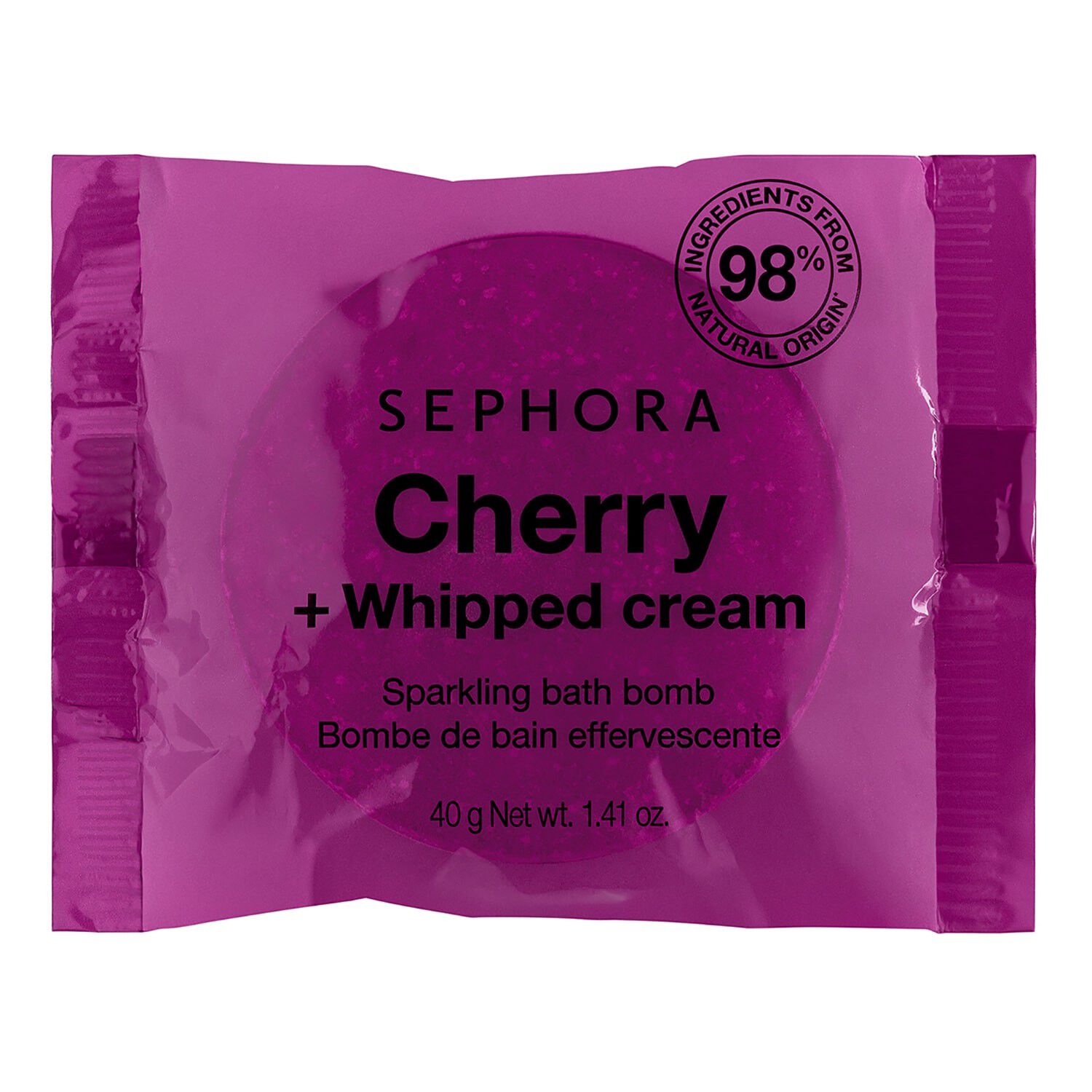 Brusande badbomb - F&auml;rgar och parfymerar badet