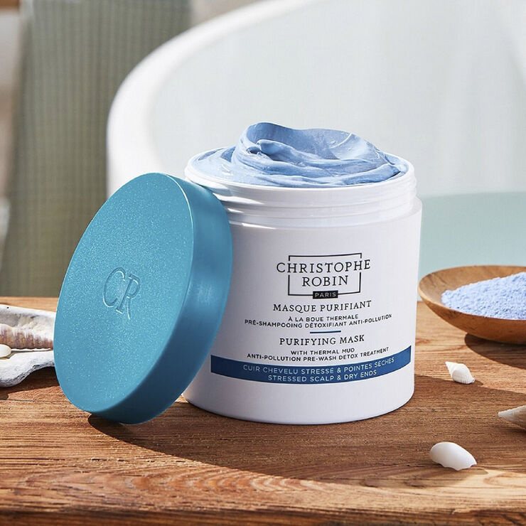 Purifying Mask with thermal mud - Detoxifying revitalizing haircare
