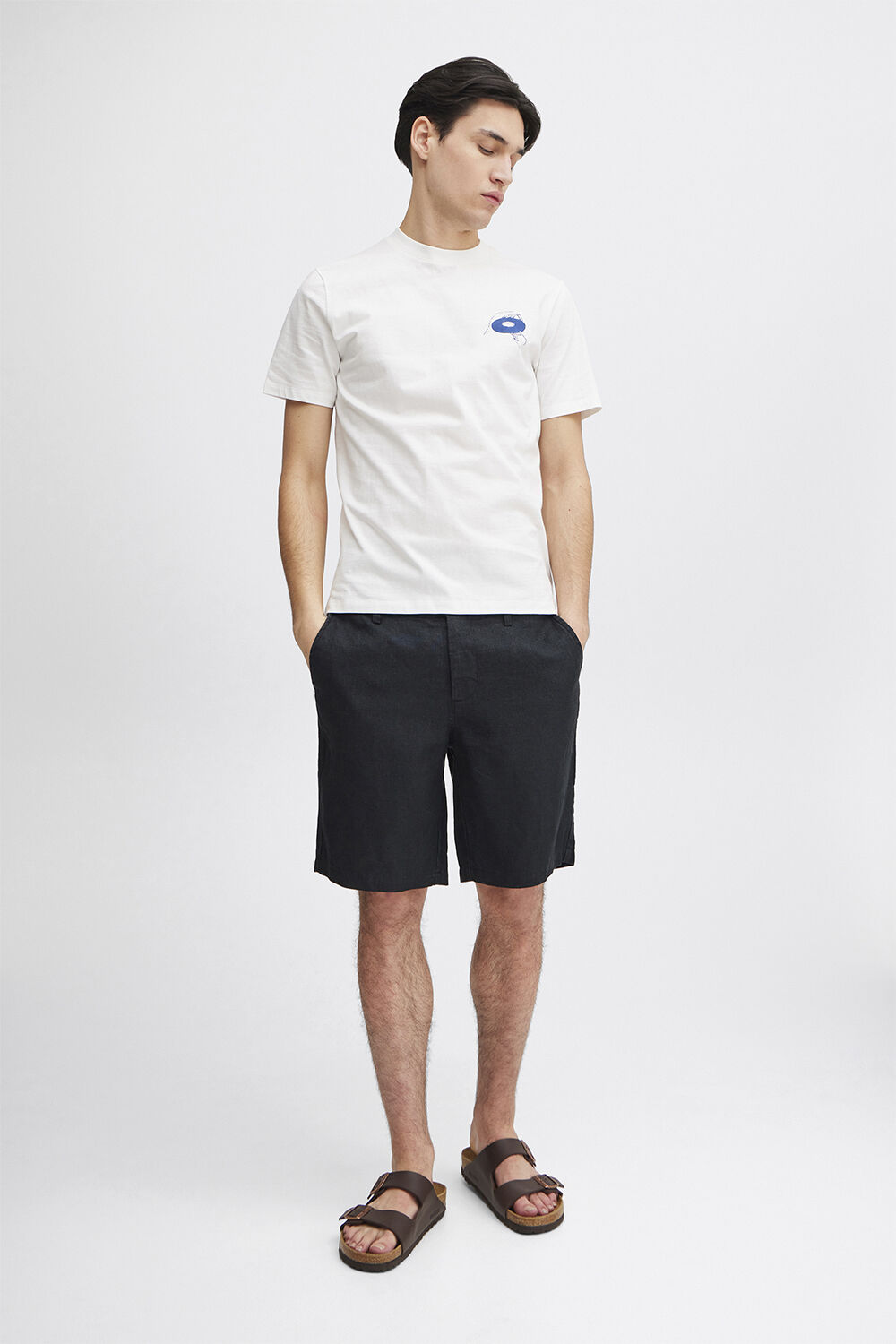 CFPANDRUP 100% linen shorts