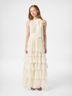 Marli Solid Chiffon Dress