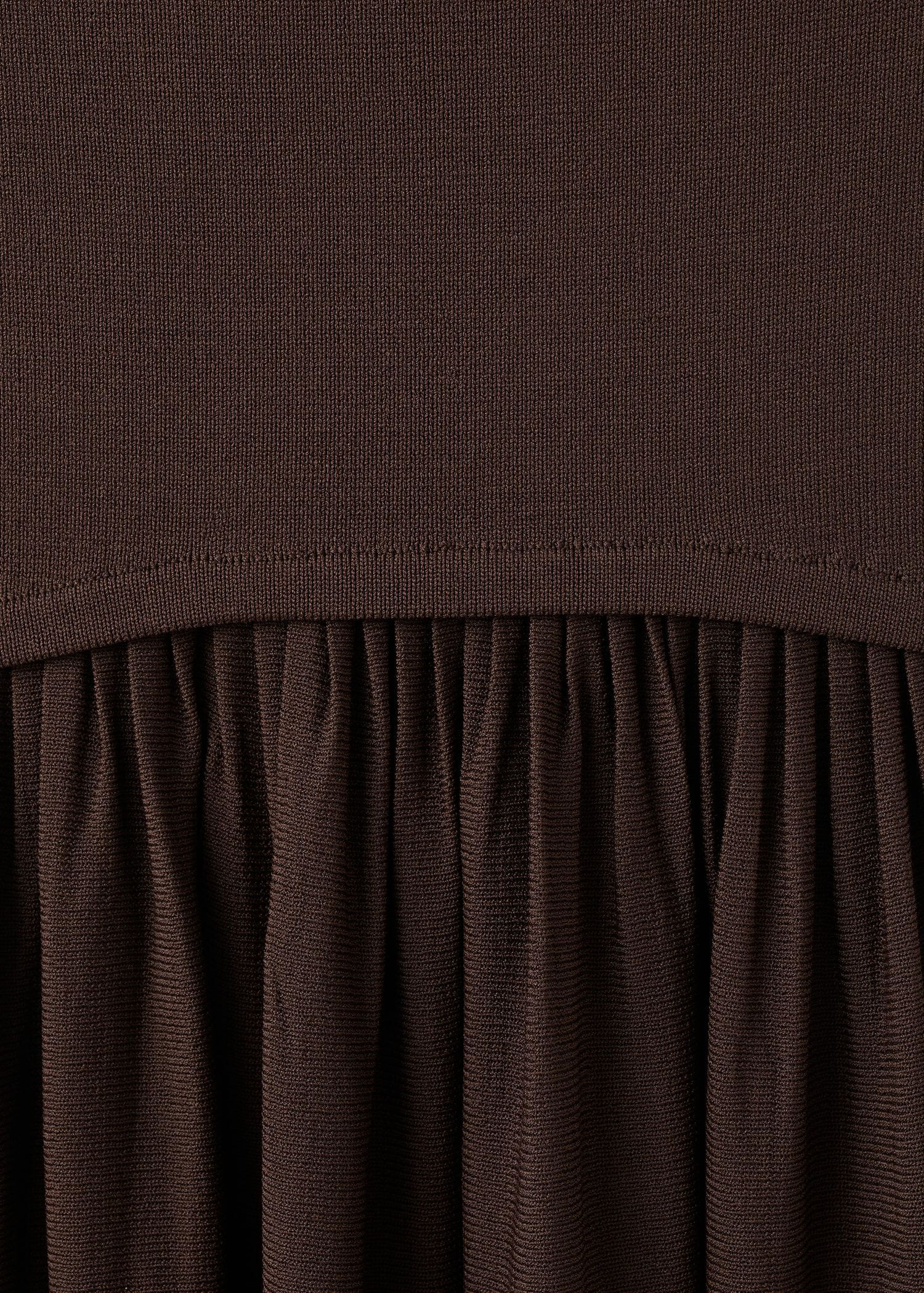 Combined strapless dress