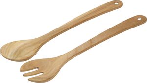 Salladsbestick 35 cm Körsbärsträ