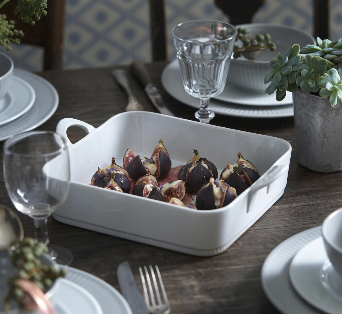 "Fat Toulouse 3 liter 29 x 24 x 6 cm Hvit"