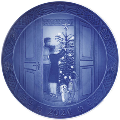 Royal Copenhagen 2024 juleplatte: Juleforventning