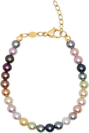 Women's Rainbow Pearl Bracelet