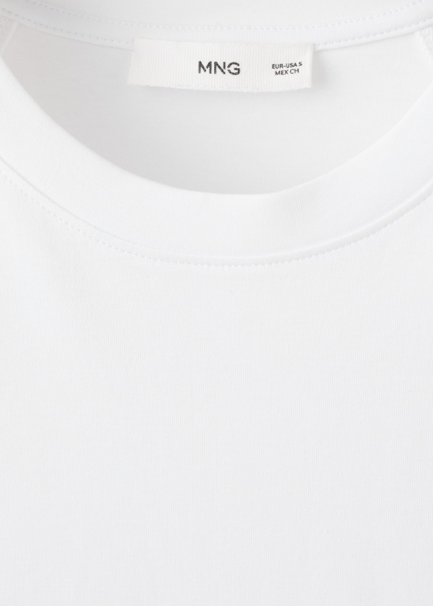 Short-sleeved cotton t-shirt