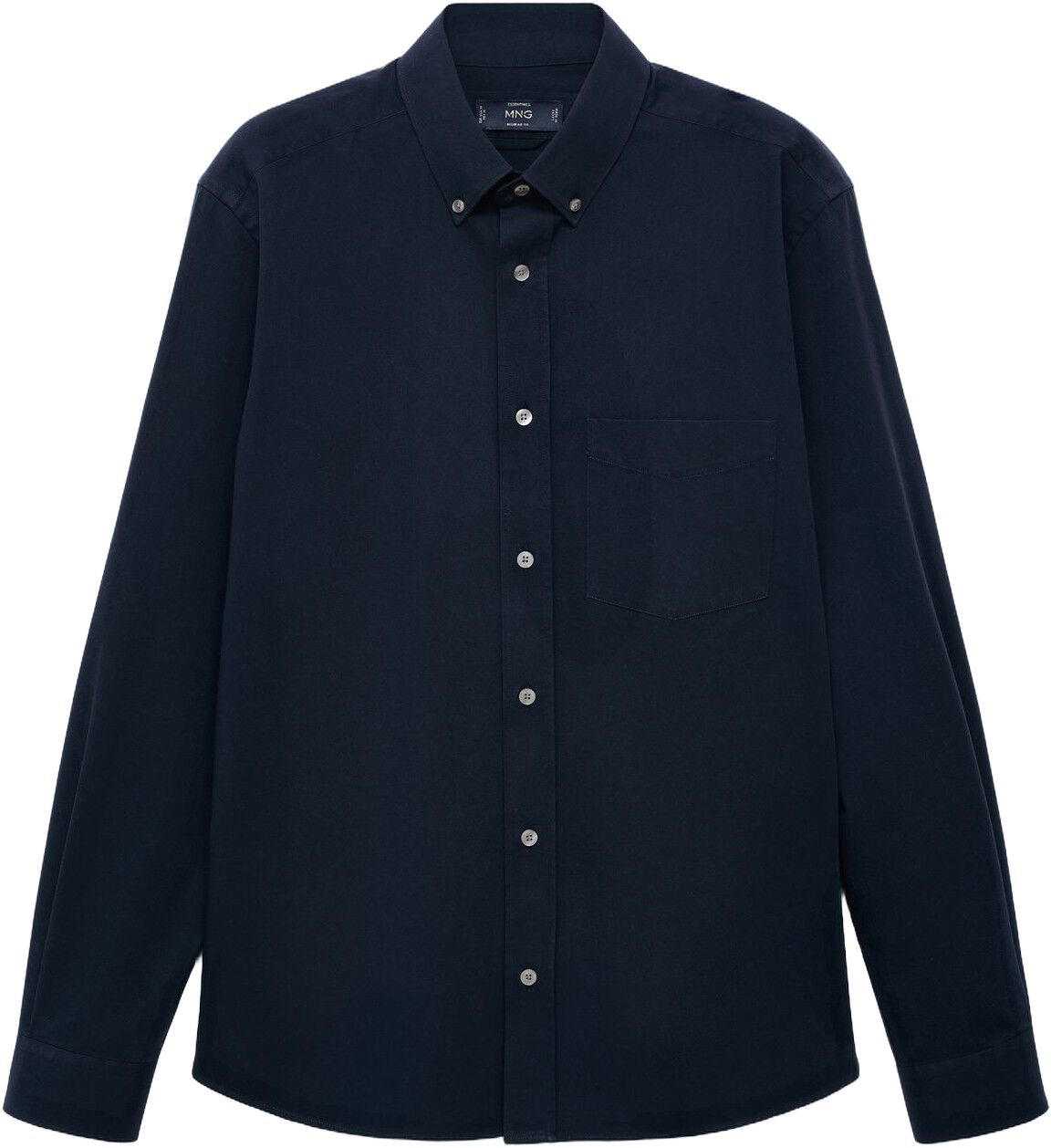 100% cotton regular fit pocket shir