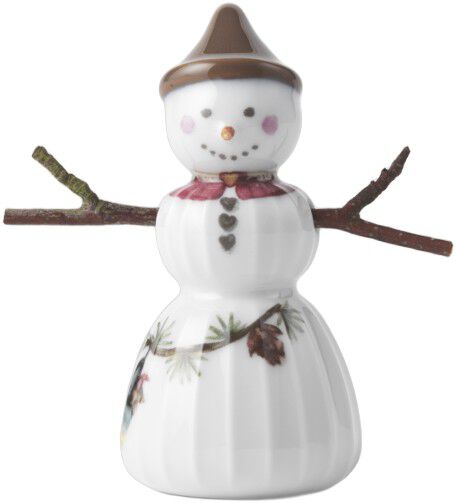Hammersh&oslash;i Christmas Sn&ouml;flicka H8 vit m. deko