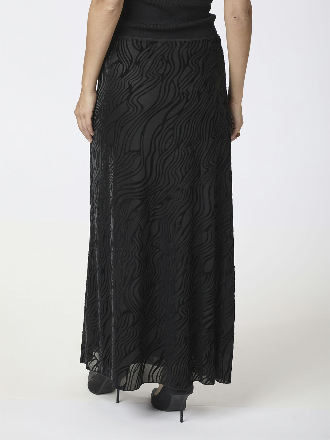 Vicky Zebra Burnout Skirt