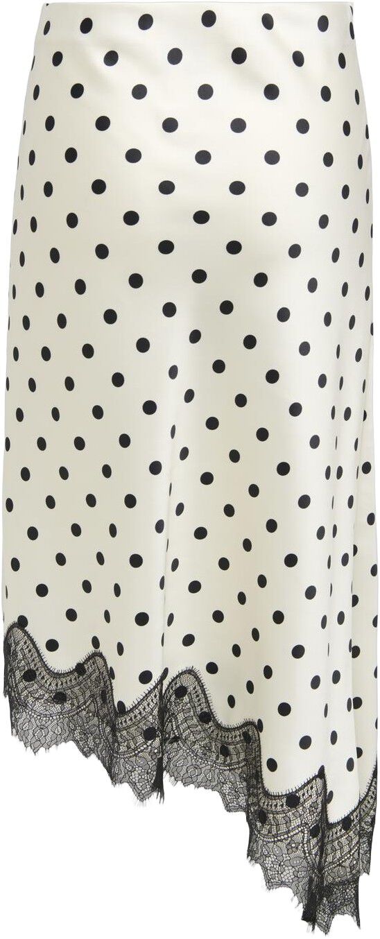 Onlbella Slanted Satin Lace Skirt Wvn