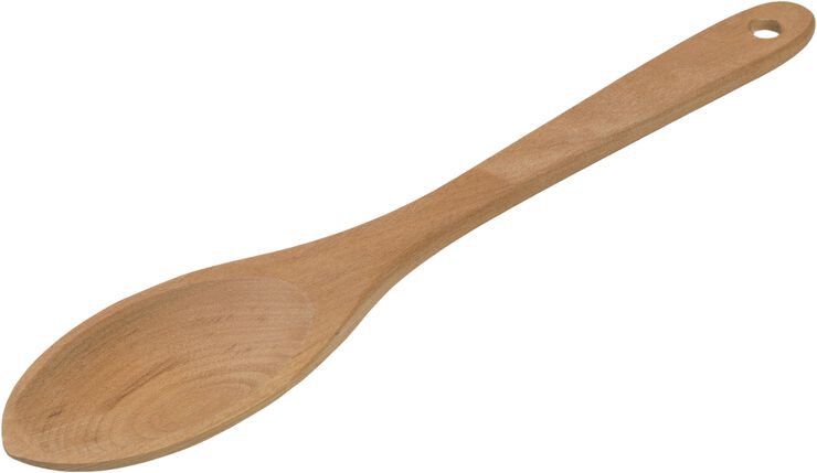 Grytsked oval 30 cm Körsbärsträ