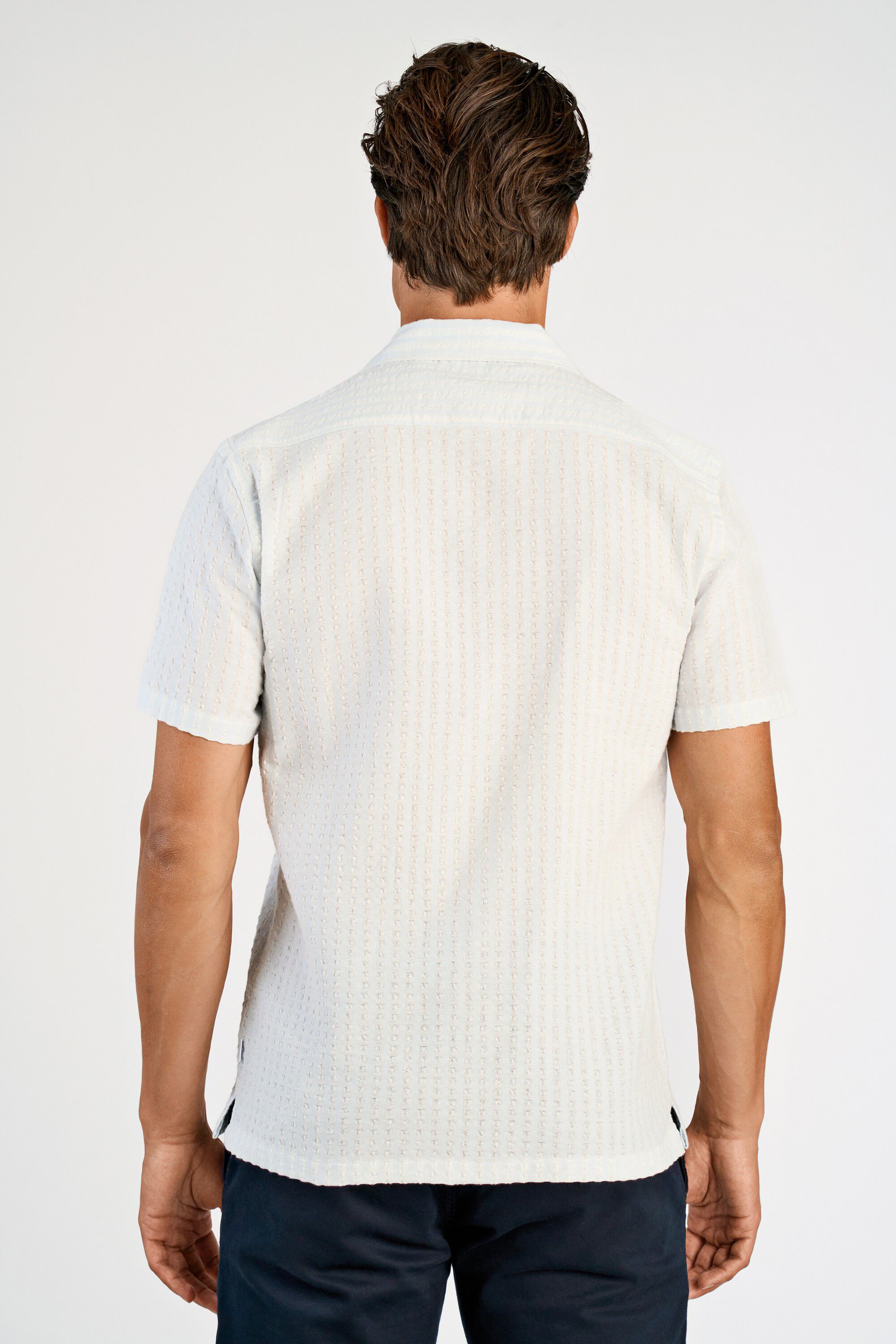 Cotton structure shirt S/S