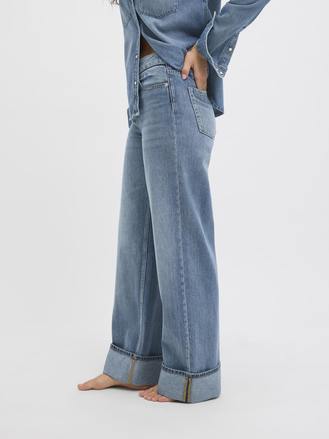 Jxtokyo Wide Fold Hw Jeans R254 Dnm Sn