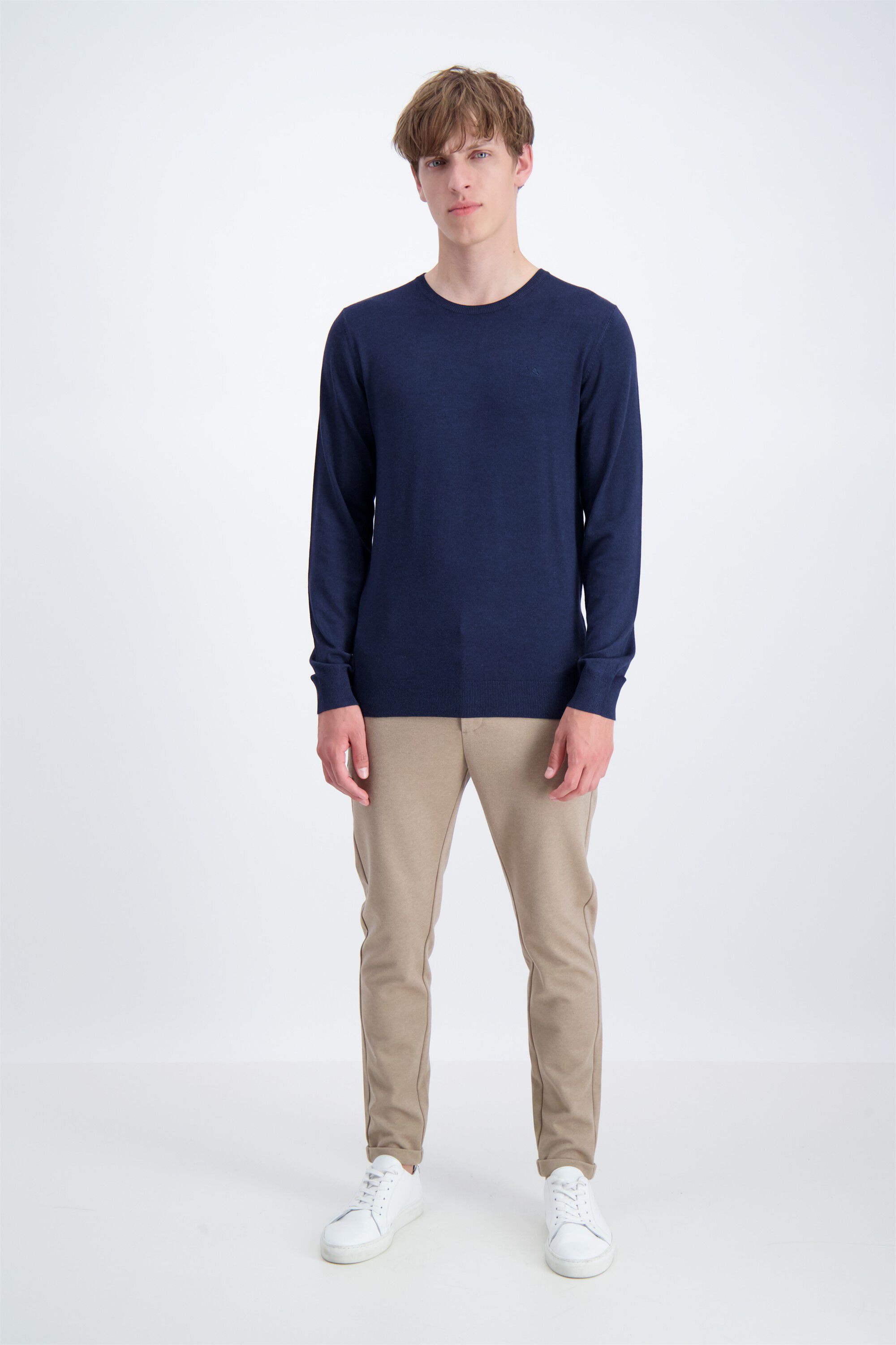 Ecovero L/S o-neck knit