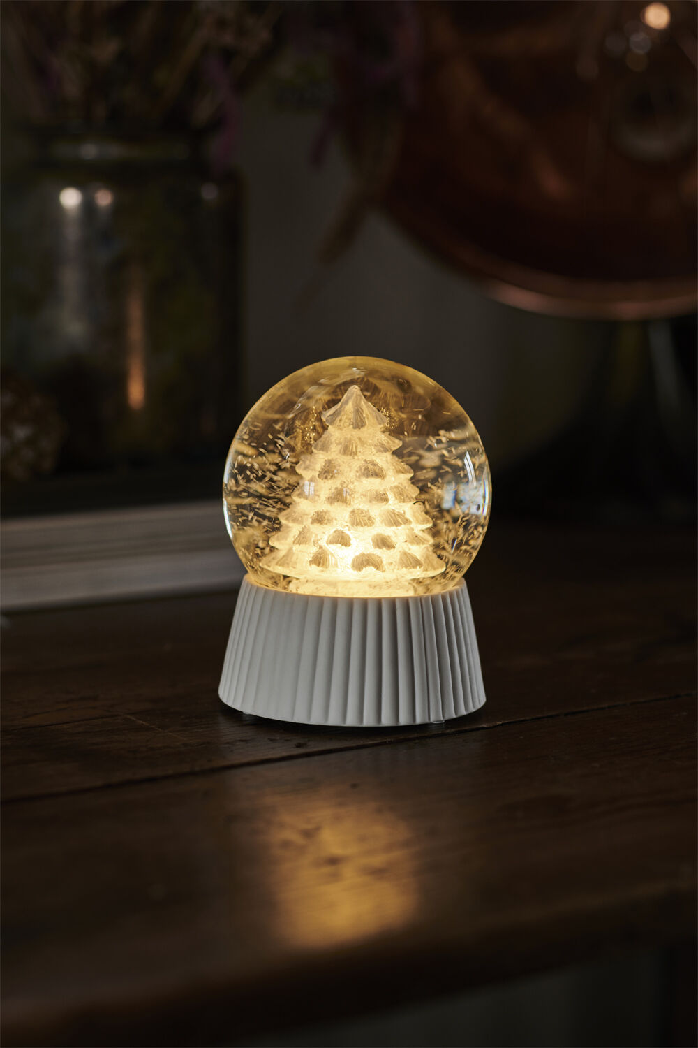 Cilja Snowglobe, Hvid keramik