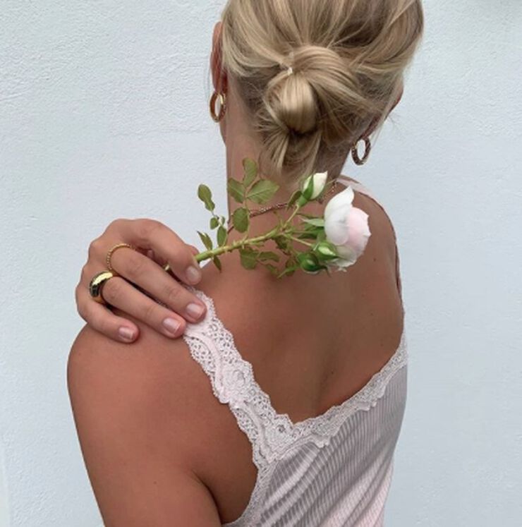 RWBabette Silk SL Deep Back Lace Top