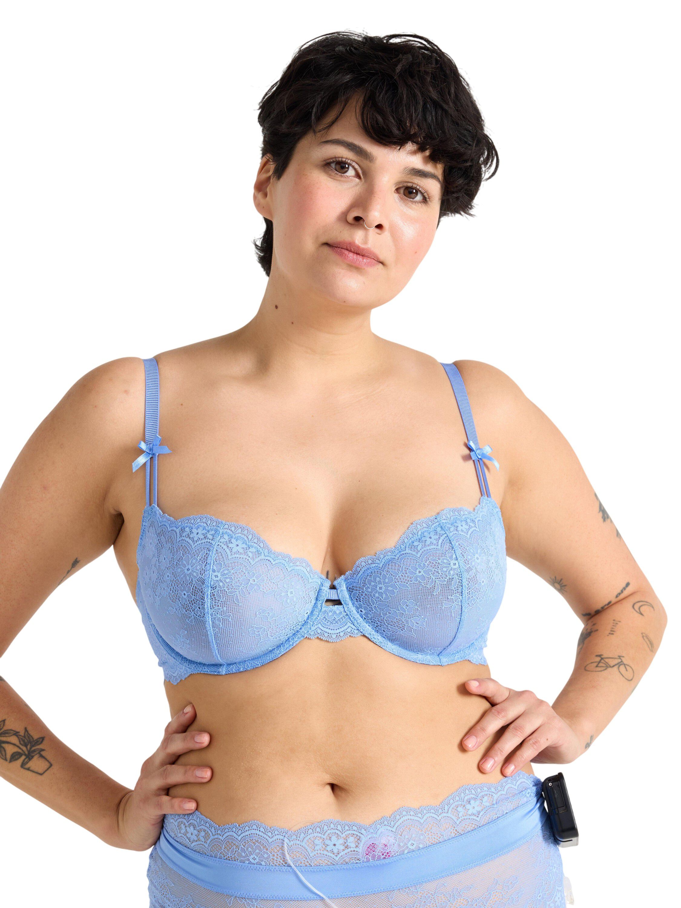 Bh utan vaddering med spets