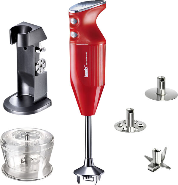 Stavmixer Deluxe 200 watt C Röd