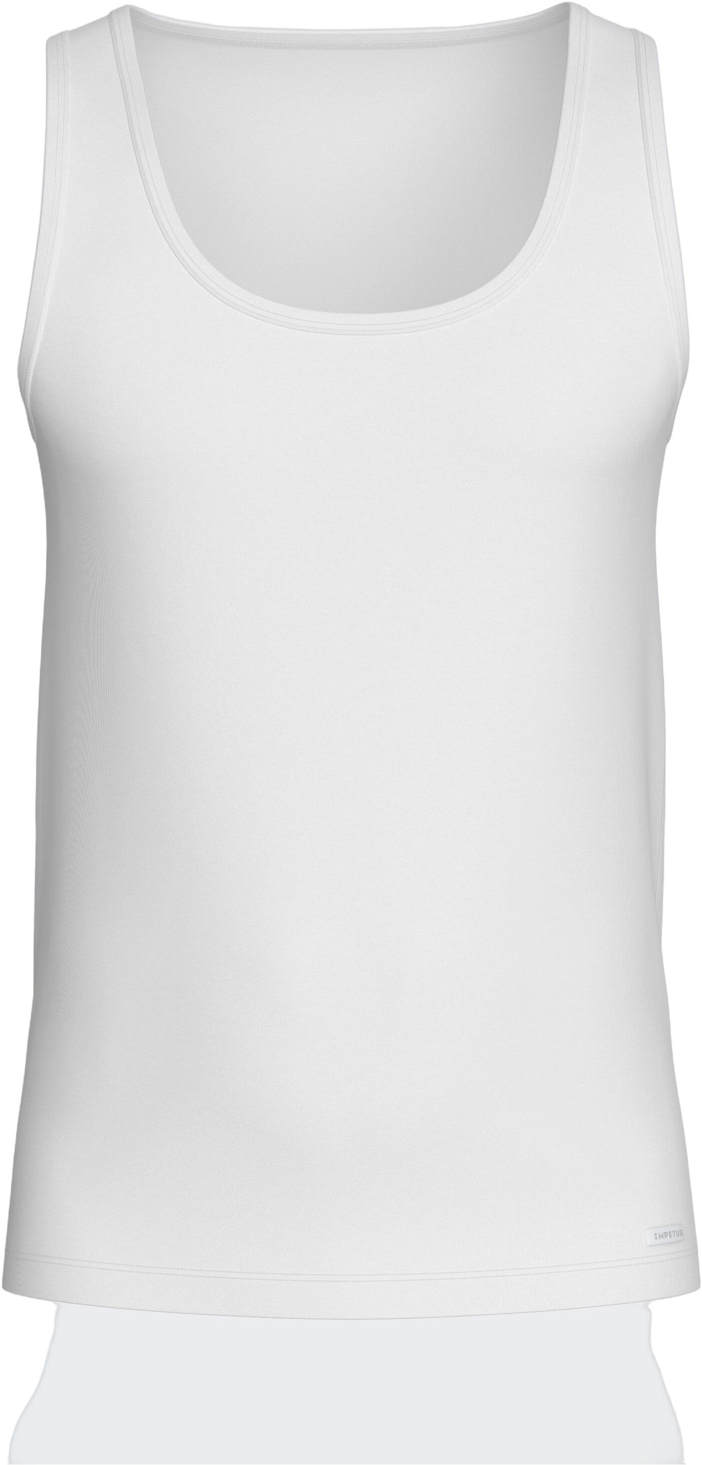 Singlet i bomuldsstretch