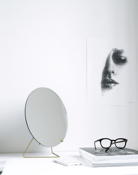 Standing Mirror spejl 30 cm.