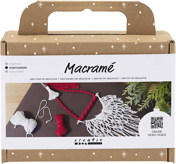 Mini DIY Kit Macramé, Julemand