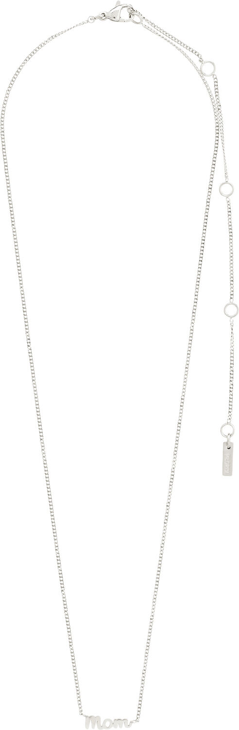 MOM recycled necklace silver-plated