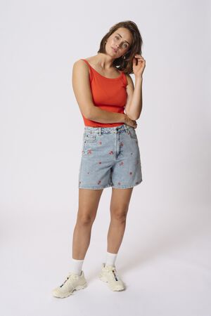 KAbabeth HW Denim Shorts
