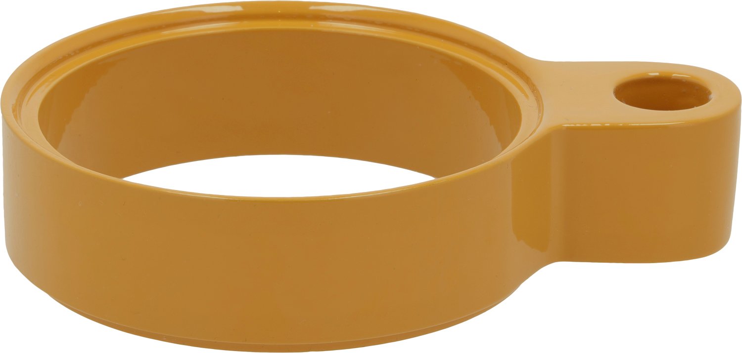 Villa Collection Ljusstake Styles 16 x 3,6 cm Amber Aluminium - L:16cm B:12cm H:3.6cm Ljusstakar För Kronljus Från Magasin