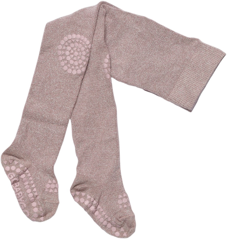 GoBabyGo Crawling Tight Glitter Bamboo LV Stl. 6-12m fepojkar - Strumpbyxor Från Magasin