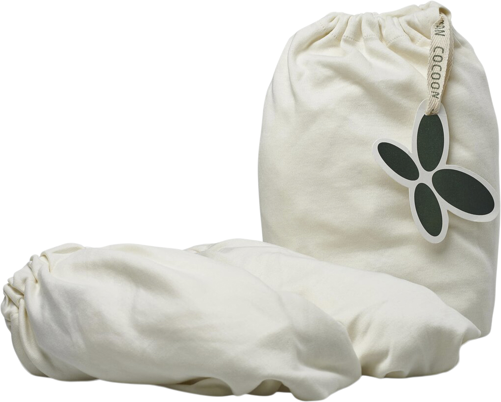 2 stk. Cocoon Økologisk Jersey Lagen, Barnevogn 37x96 cm Från Magasin