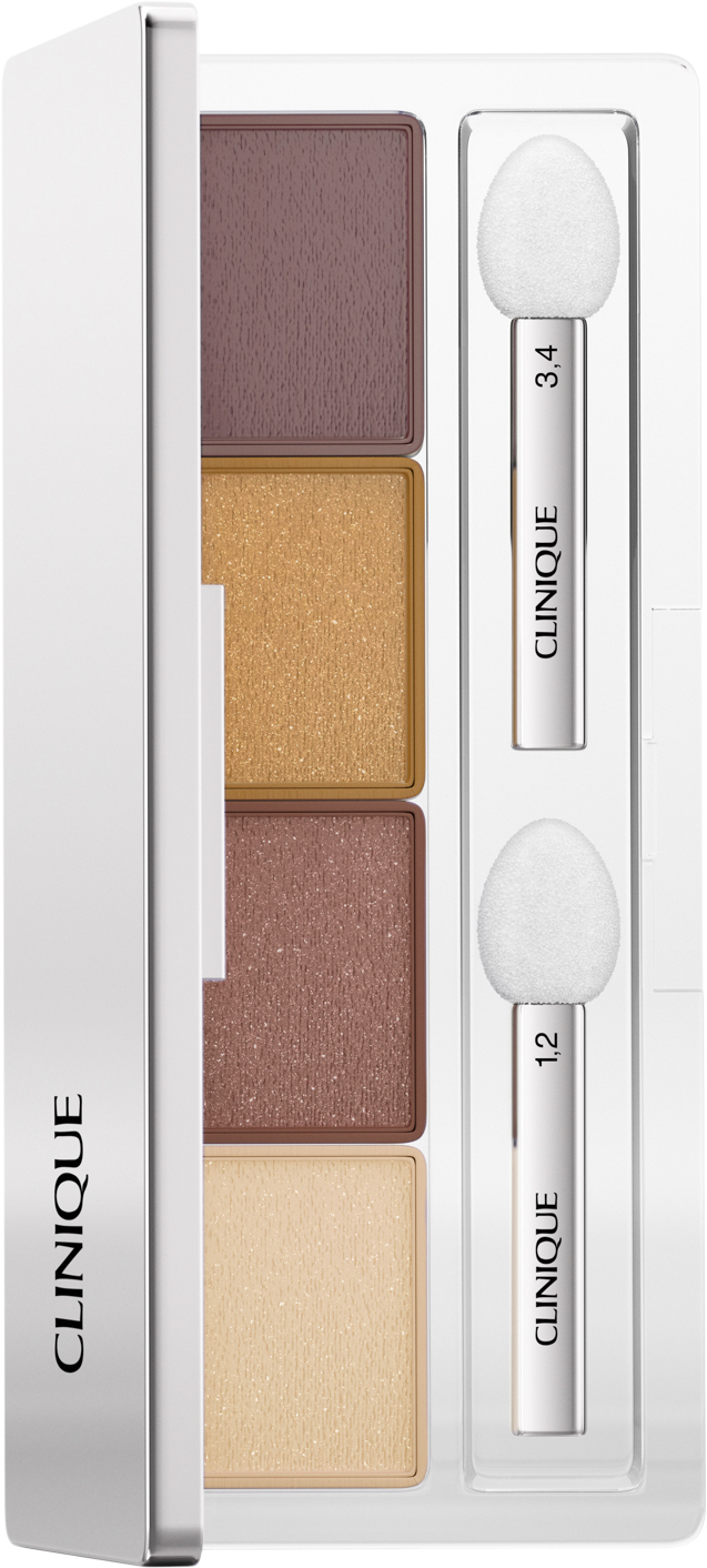 Clinique All About Shadow Quad Eyeshadow Palette Morning Java 3.30 g - Paletter Från Magasin