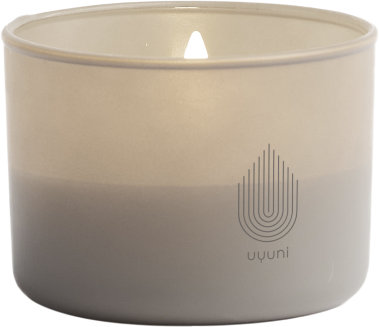 Uyuni Glass Candle, Sandstone, 8,2x6 cm Sand NO_SIZE - Doftljus Från Magasin