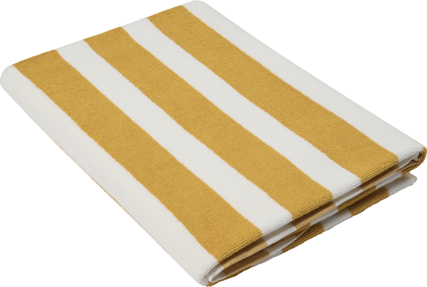 Magasin Beach Towel 100x180 old Gold/starwhite Stripe Gots NO_SIZE Handdukar