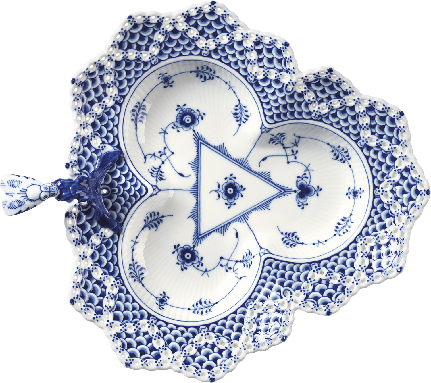 Royal Copenhagen Musselmalet Helblonde Asiet 25 cm - Serveringsfat Från Magasin