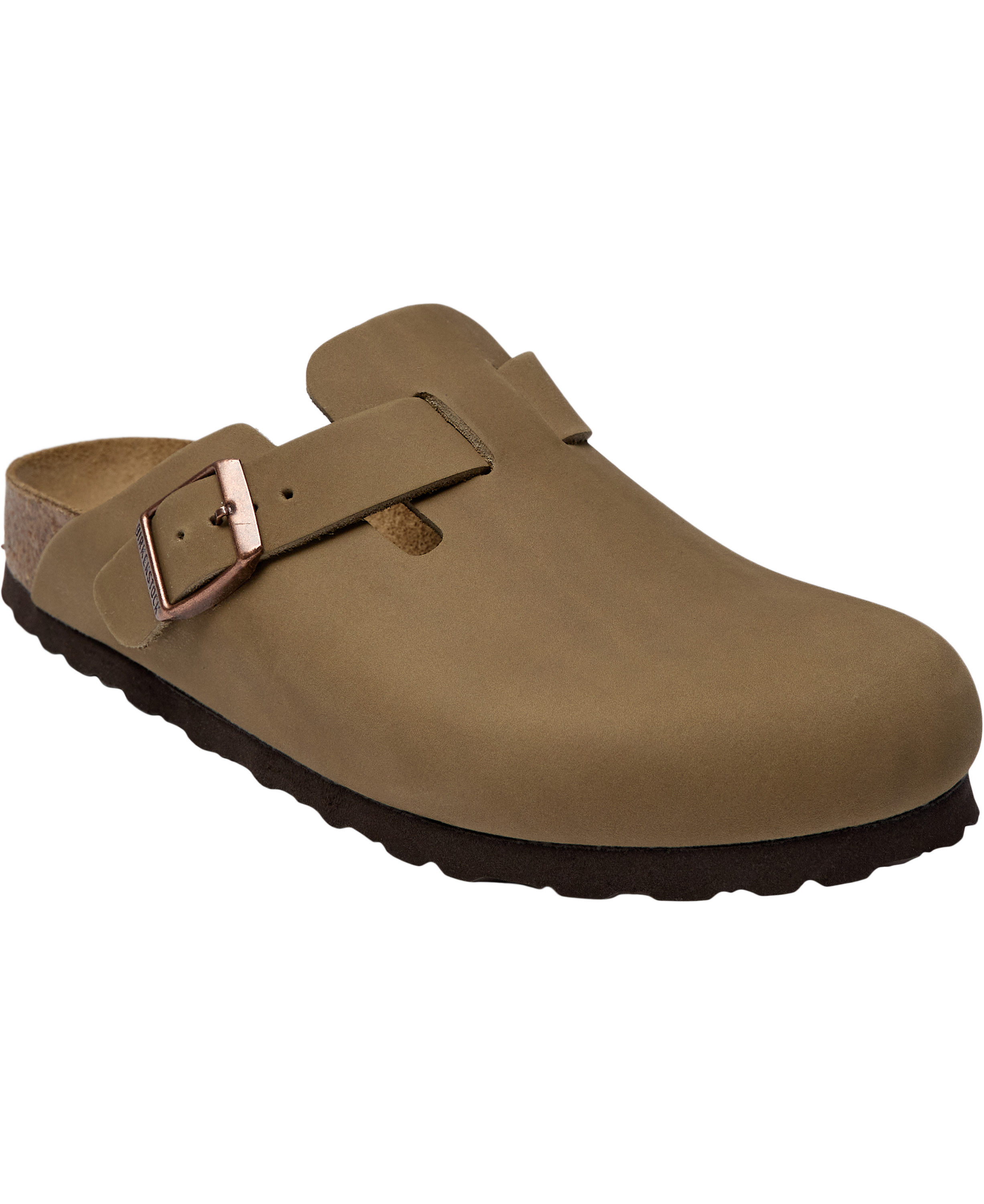 Birkenstock Boston Leoi Tabacco Brown Dam Stl. 36 - Platta Sandaler Från Magasin